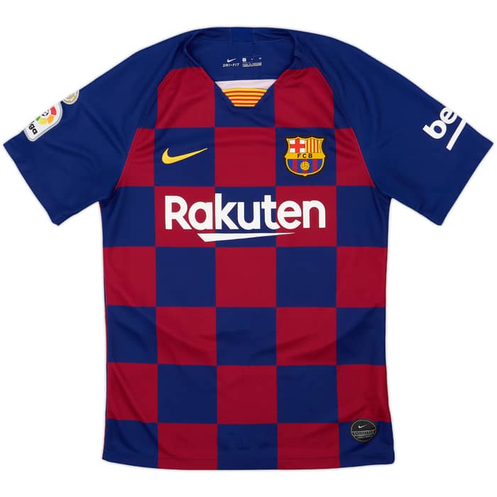 2019-20 Barcelona Home Shirt Messi #10 - 8/10 - (S)