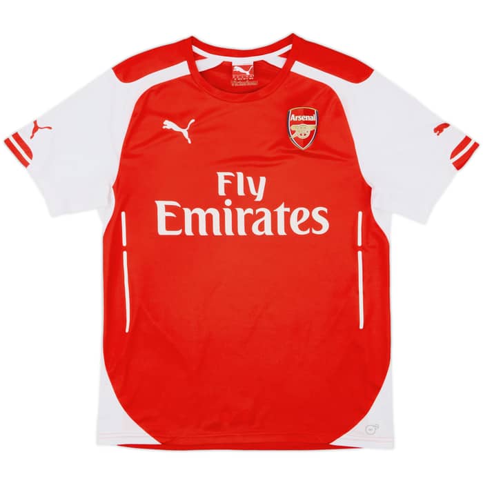 2014-15 Arsenal Home Shirt Arteta #8 - 8/10 - (M)