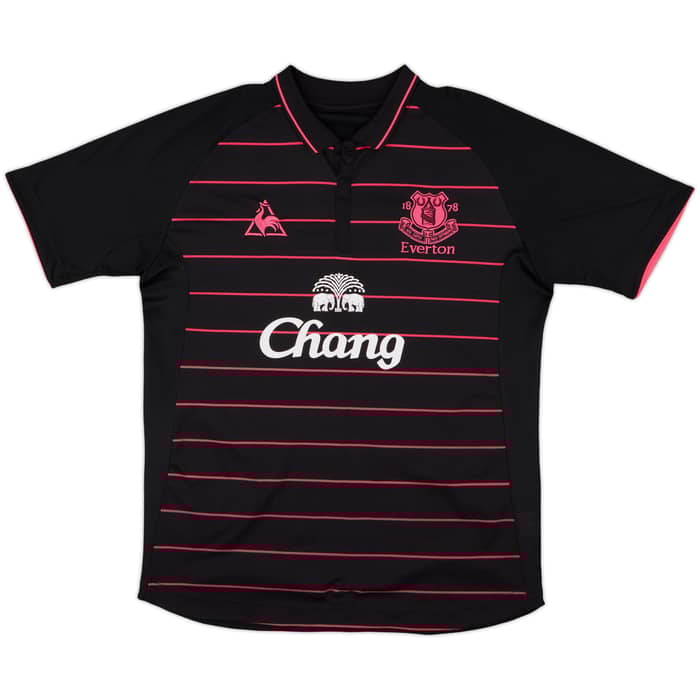2009-10 Everton Away Shirt Baines #3 - 8/10 - (L)