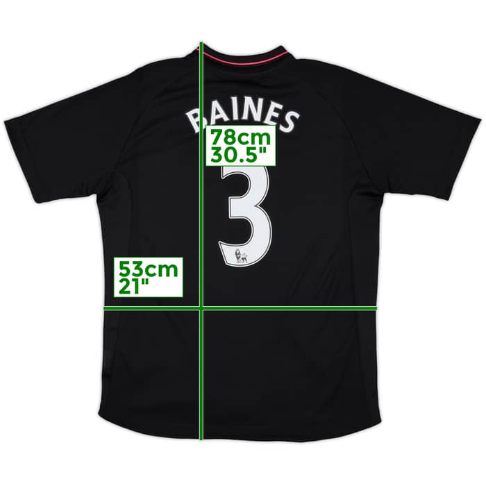 2009-10 Everton Away Shirt Baines #3 - 8/10 - (L)