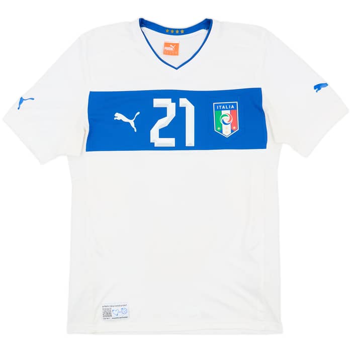 2012-13 Italy Away Shirt Pirlo #21 - 7/10 - (S)