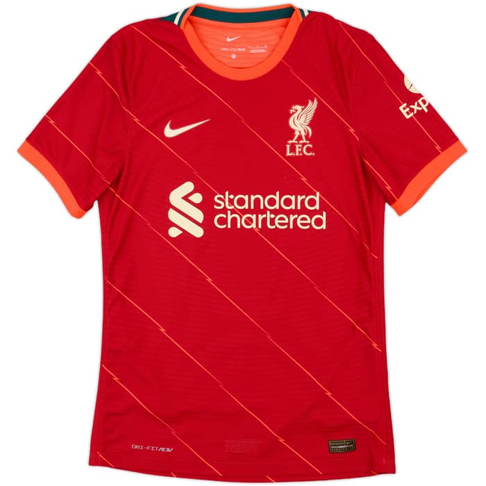 2021-22 Liverpool Authentic Home Shirt Firmino #9 - 10/10 - (S)