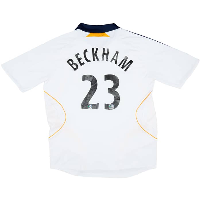 2007-08 LA Galaxy Home Shirt Beckham #23 - 5/10 - (XL)
