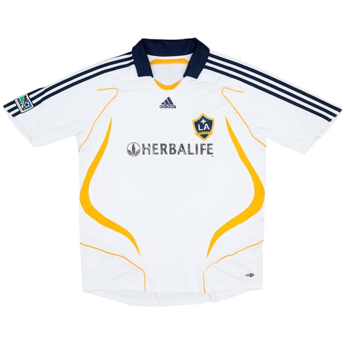 2007-08 LA Galaxy Home Shirt Beckham #23 - 5/10 - (XL)