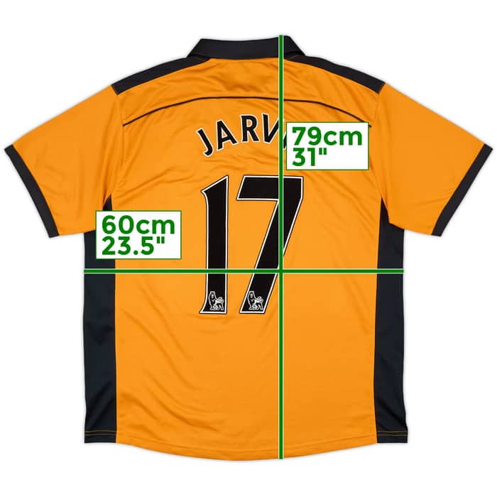 2010-11 Wolves Home Shirt Jarvis #17 - 8/10 - (XL)