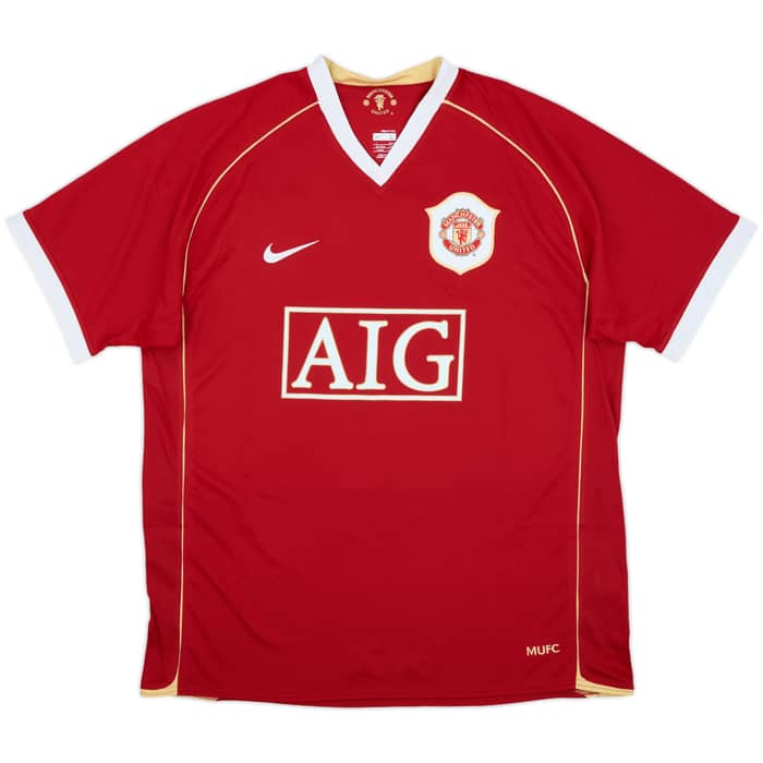 2006-07 Manchester United Home Shirt Scholes #18 - 10/10 - (L)