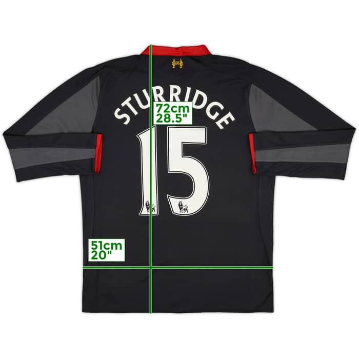 2014-15 Liverpool Third L/S Shirt Sturridge #15 - 4/10 - (L)