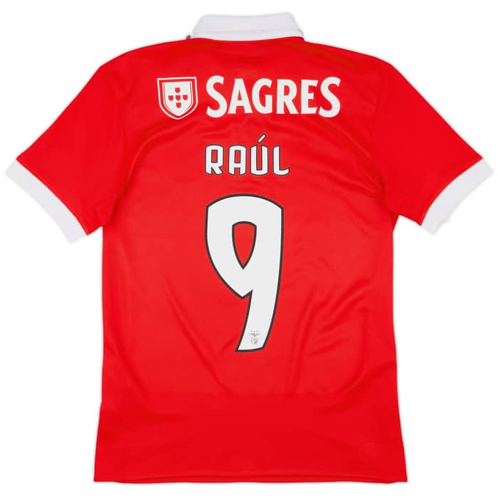 2017-18 Benfica Home Shirt Raul #9 - 8/10 - (S)