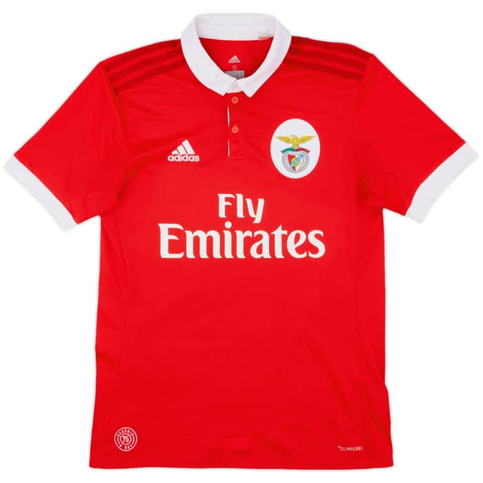 2017-18 Benfica Home Shirt Raul #9 - 8/10 - (S)