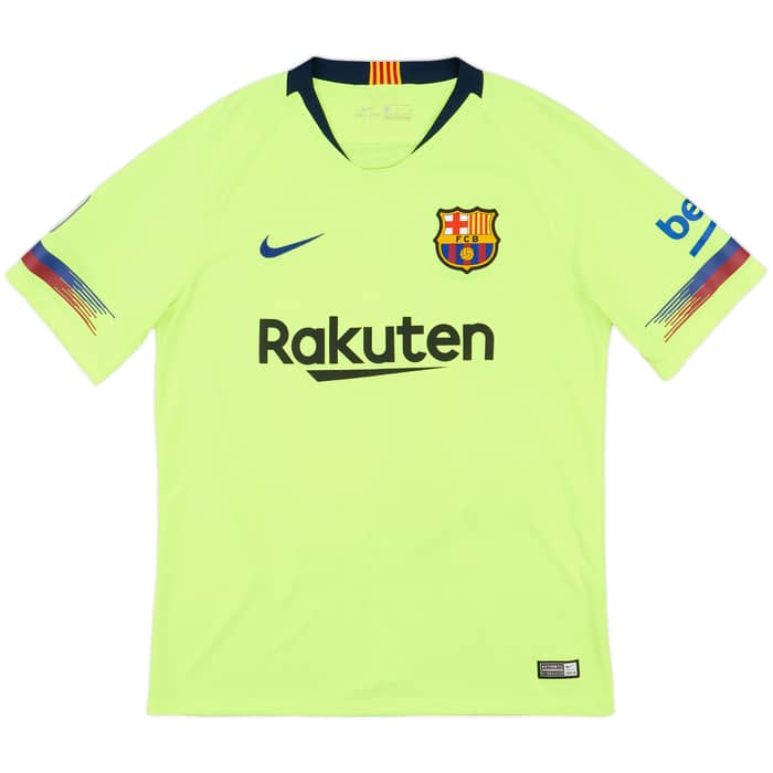 2018-19 Barcelona Away Shirt Messi #10 - 7/10 - (M)