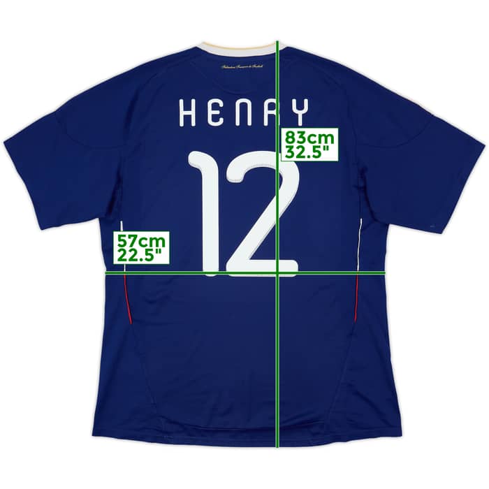 2009-10 France Home Shirt Henry #12 - 7/10 - (XL)