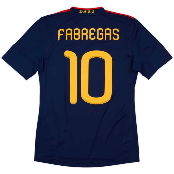 2010-11 Spain Away Shirt Fabregas #10 - 10/10 - (S)