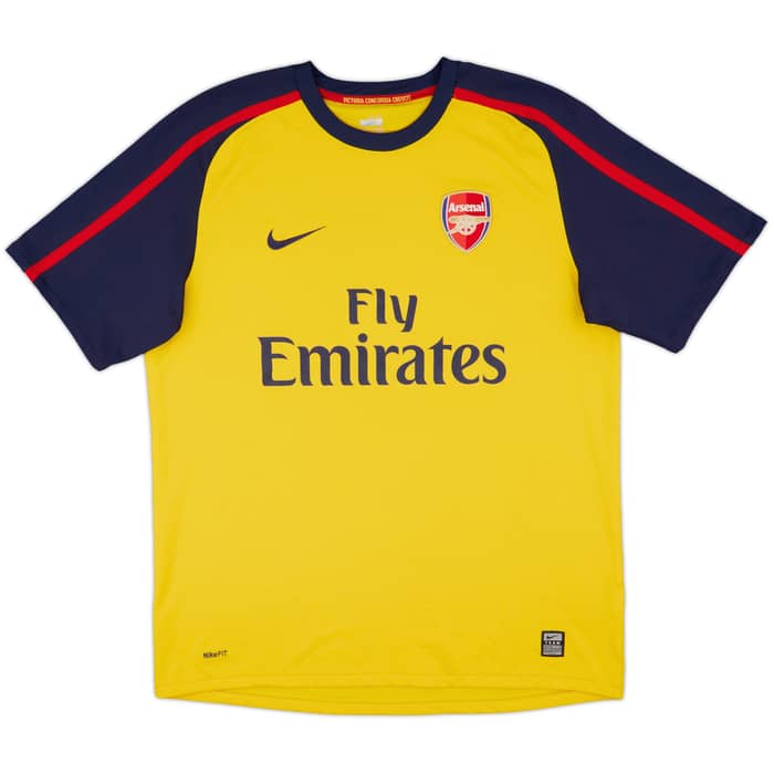 2008-09 Arsenal Away Shirt Fabregas #4 - 8/10 - (L)