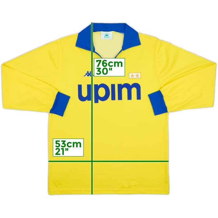 1989-90 Juventus Away L/S Shirt - 10/10 - (L)