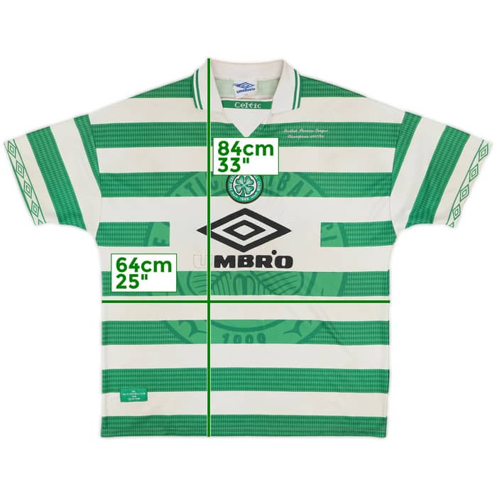 1997-99 Celtic Home Shirt - 4/10 - (XXL)