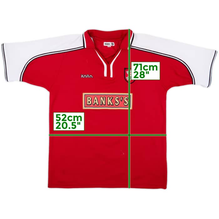 2002-03 Walsall Home Shirt - 7/10 - (M)