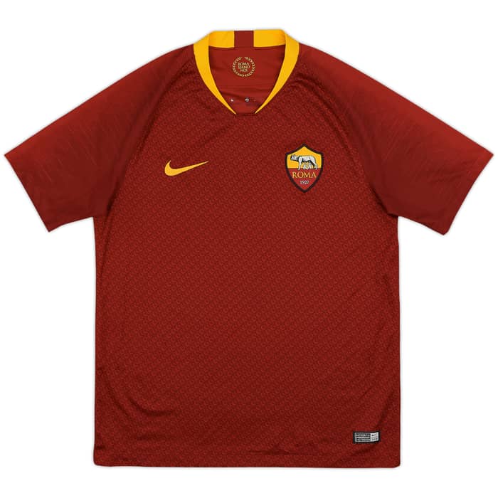 2018-19 Roma Home Shirt Totti #10 - 9/10 - (M)