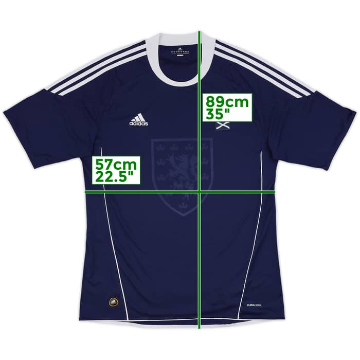 2010-11 Scotland Home Shirt - 9/10 - (XL)