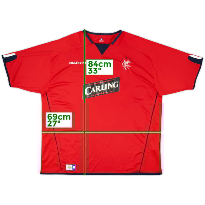 2004-05 Rangers Third Shirt - 4/10 - (3XL)