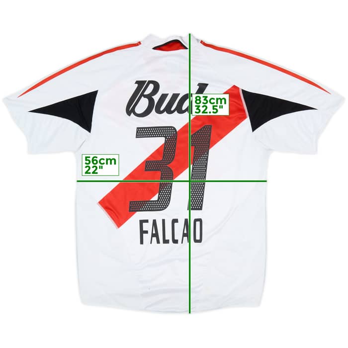 2004-05 River Plate Home Shirt Falcao #31 - 6/10 - (L)