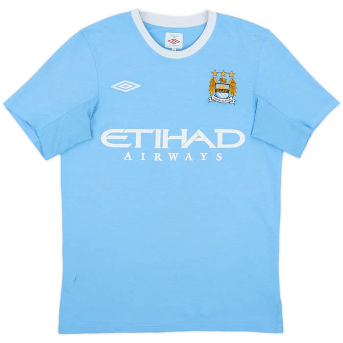 2009-10 Manchester City Home Shirt Adebayor #25 - 5/10 - (S)