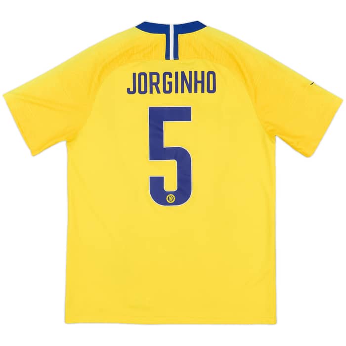 2018-19 Chelsea Away Shirt Jorginho #5 - 5/10 - (L)