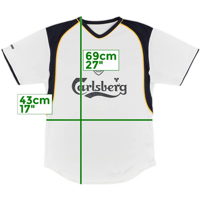 2001-03 Liverpool Away Shirt - 8/10 - (XL.Boys)