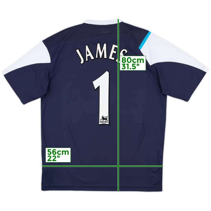 2005-06 Manchester City Away Shirt James #1 - 8/10 - (L)