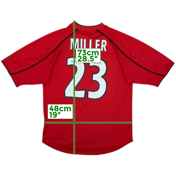 2000-01 Rangers Third Shirt Miller #23 - 6/10 - (S)