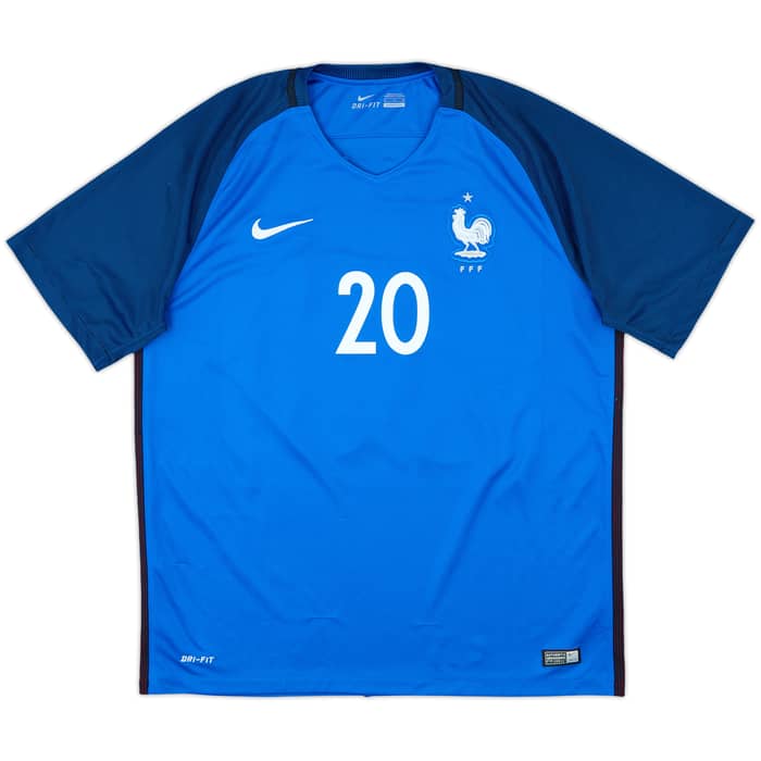 2016-17 France Home Shirt Mbappe #20 - 8/10 - (XL)