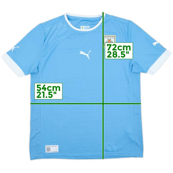 2012-14 Uruguay Home Shirt - 7/10 - (L)