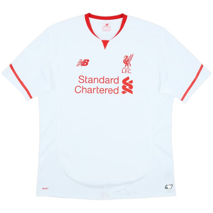 2015-16 Liverpool Away Shirt Benteke #9 - 9/10 - (XL)