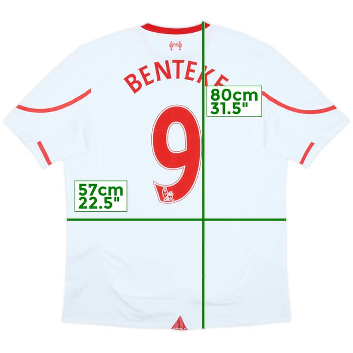 2015-16 Liverpool Away Shirt Benteke #9 - 9/10 - (XL)