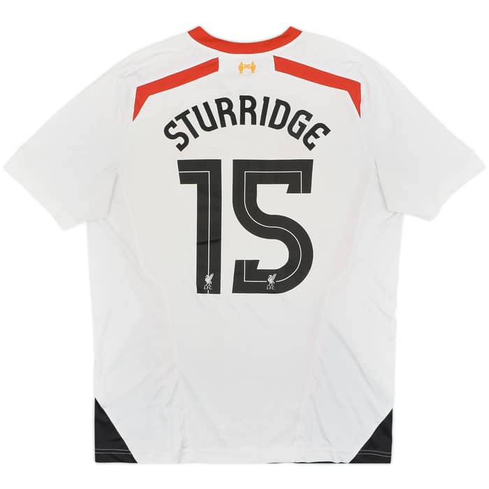 2013-14 Liverpool Away Shirt Sturridge #15 - 9/10 - (XL)