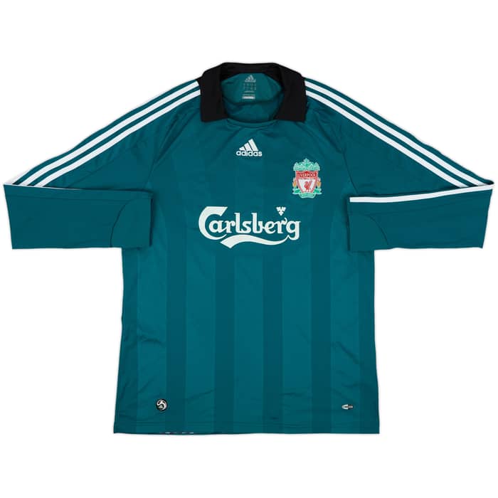 2008-09 Liverpool Third L/S Shirt Kuyt #18 - 6/10 - (L)