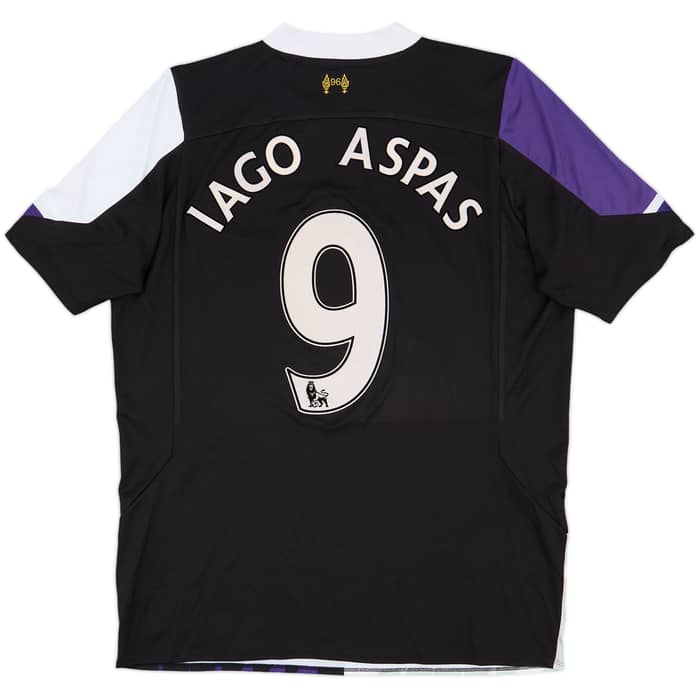 2013-14 Liverpool Third Shirt Iago Aspas #9 - 5/10 - (XL)