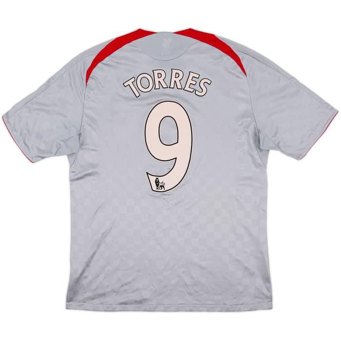 2008-09 Liverpool Away Shirt Torres #9 - 5/10 - (L)