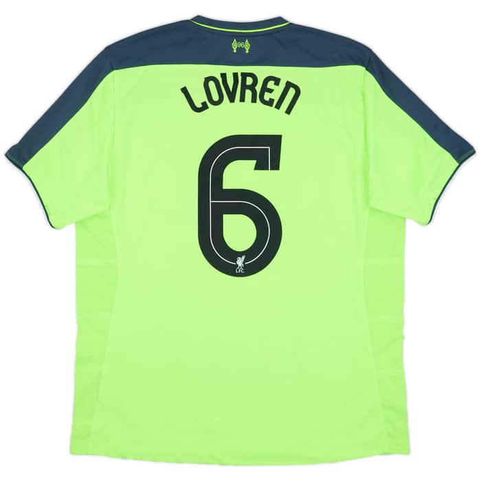 2016-17 Liverpool Third Shirt Lovren #6 - 6/10 - (XL)