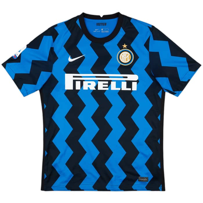 2020-21 Inter Milan Home Shirt Brozovic #77 - 7/10 - (M)