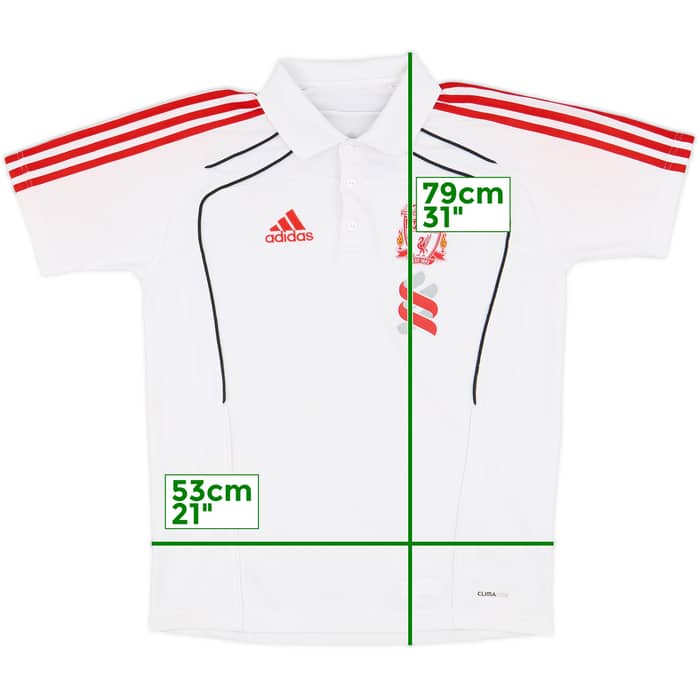 2010-11 Liverpool adidas Polo Shirt - 9/10 - (S)
