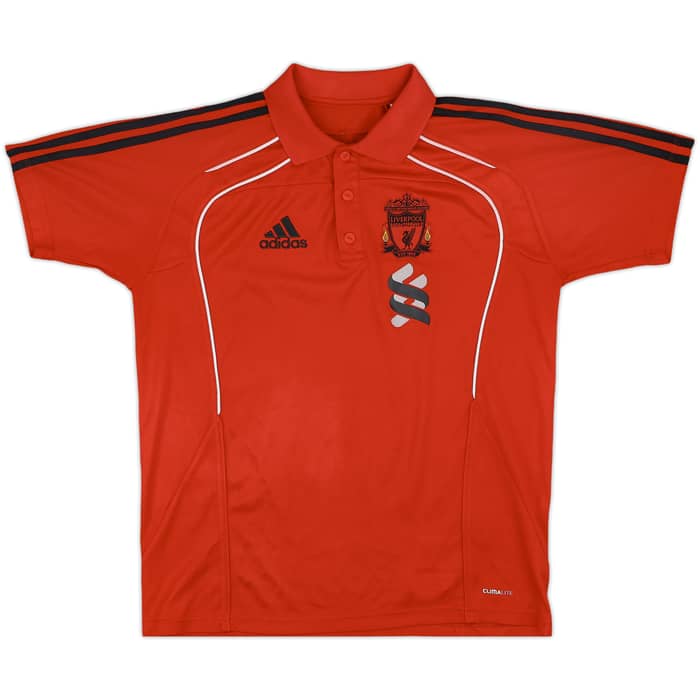 2010-11 Liverpool adidas Polo Shirt - 8/10 - (S)