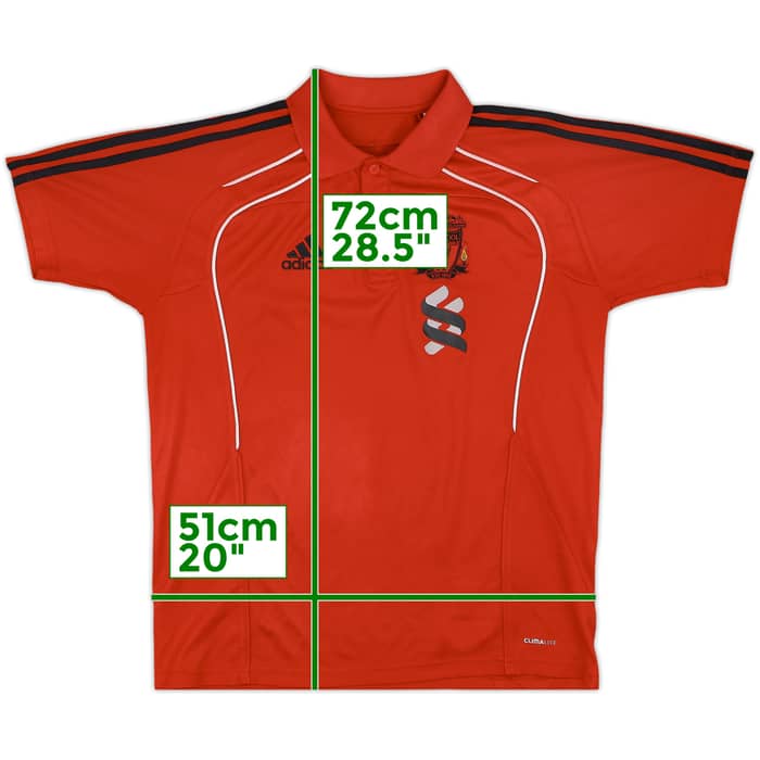 2010-11 Liverpool adidas Polo Shirt - 8/10 - (S)