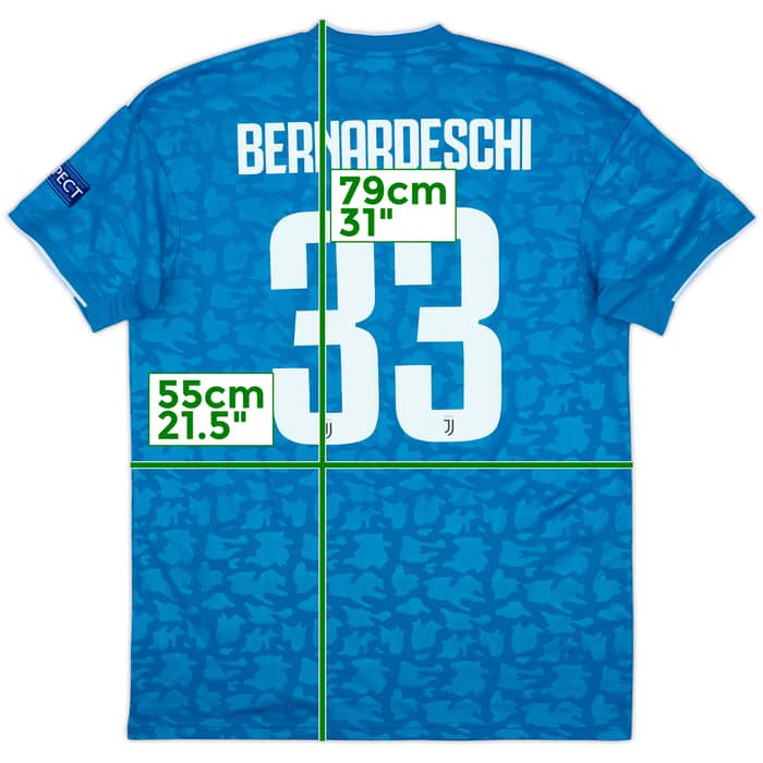 2019-20 Juventus Third Shirt Bernardeschi #33 - 9/10 - (L)