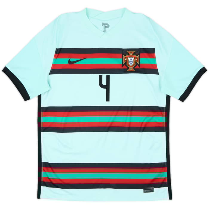 2020-22 Portugal Away Shirt Ruban Dias #4 - 9/10 - (M)