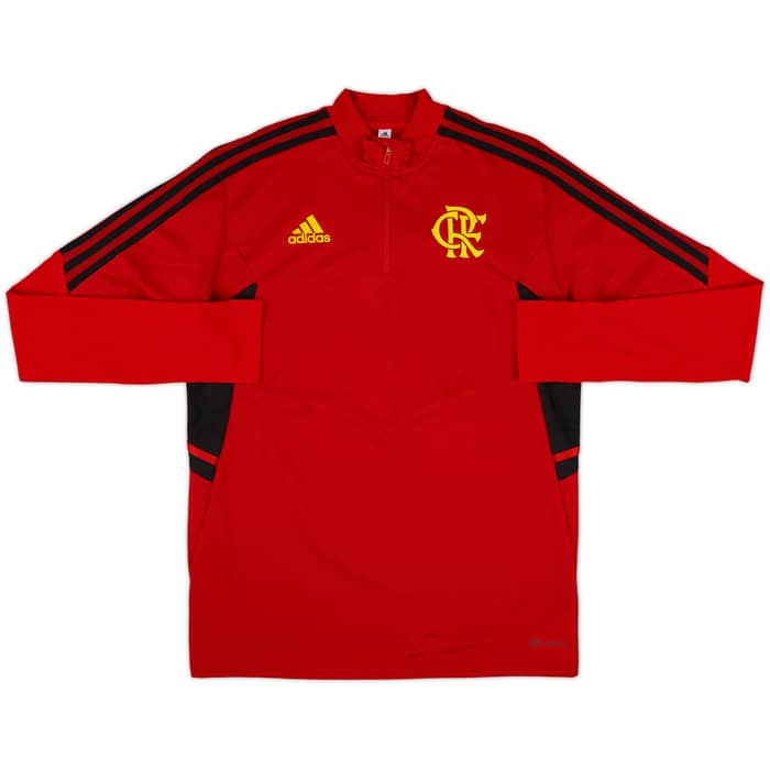 2021-22 Flamengo adidas 1/4 Drill Top - 10/10 - (M)