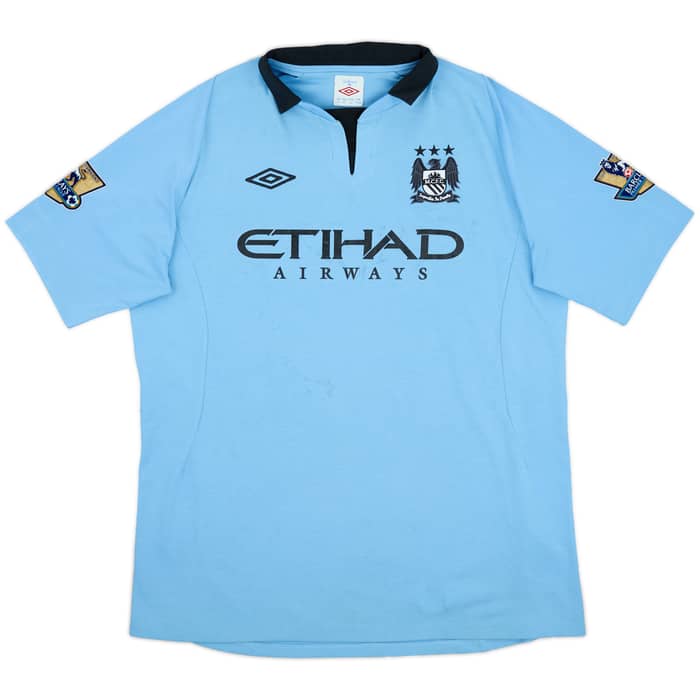2012-13 Manchester City Home Shirt Kun Aguero #16 - 5/10 - (L)
