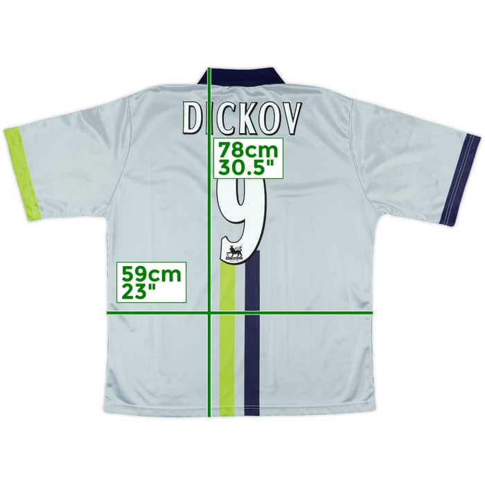 2000-02 Manchester City Away Shirt Dickov #9 - 9/10 - (L)