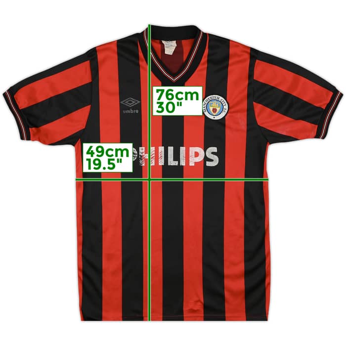 1984-86 Manchester City Away Shirt - 5/10 - (M)