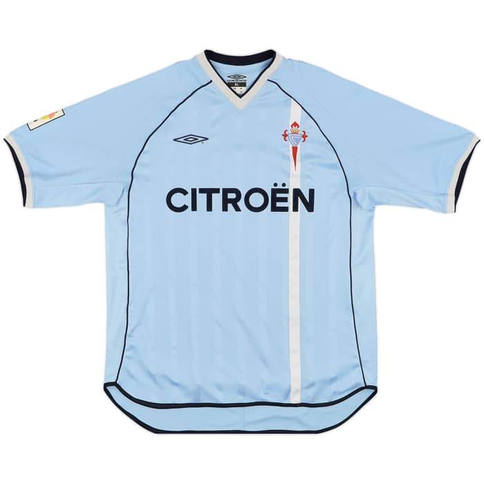 2001-03 Celta Vigo Home Shirt - 8/10 - (XL)