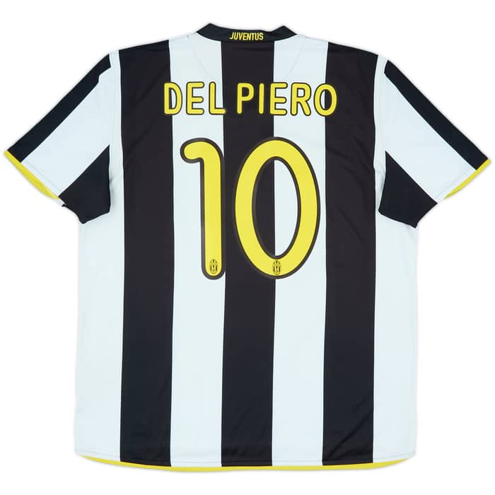 2008-09 Juventus Home Shirt Del Piero #10 - 5/10 - (XL)